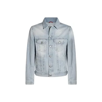 Brunello Cucinelli Long Sleeved Denim Jacket