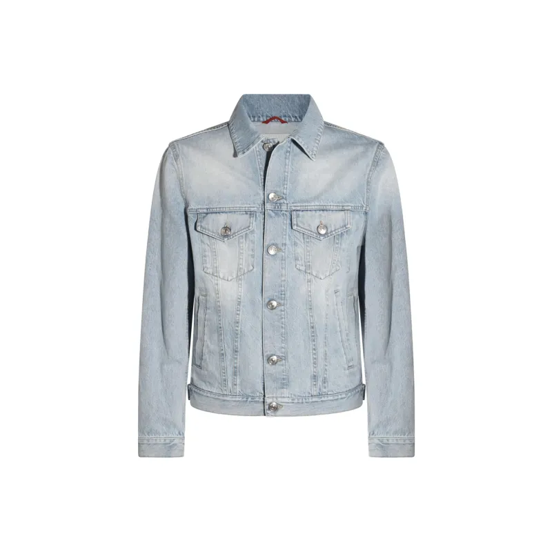 Brunello Cucinelli Long Sleeved Denim Jacket-0