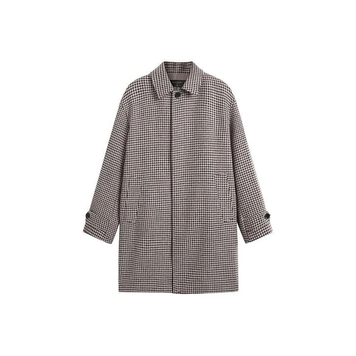 PEACEBIRD MEN Coat Unisex Xiao Gray Apricot-0