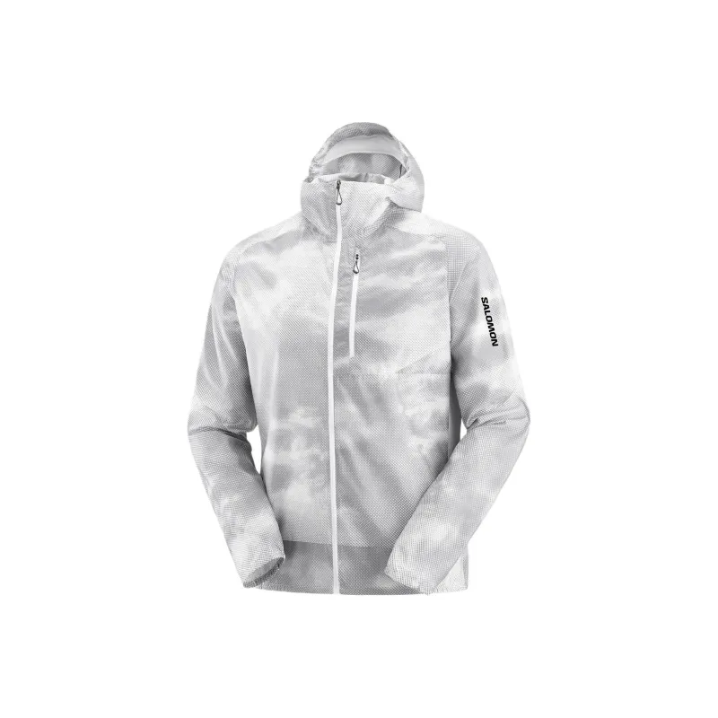 SALOMON CROSS BONATTI CROSS WIND Jackets Coats Men's Frost Gray-0