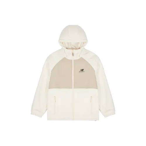 New Balance Velvet Jackets Unisex Ivory