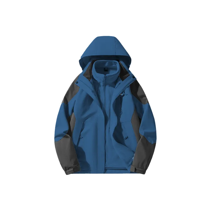 VanCamel Waterproof And Windproof To Keep Warm Windbreaker Jackets Unisex-4