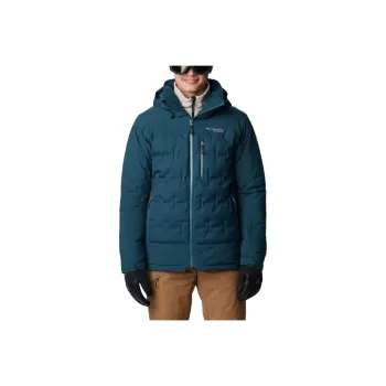 Columbia Wild Card™ III Hooded Waterproof Down Ski Jacket Jackets Coats Men's Dark Blue