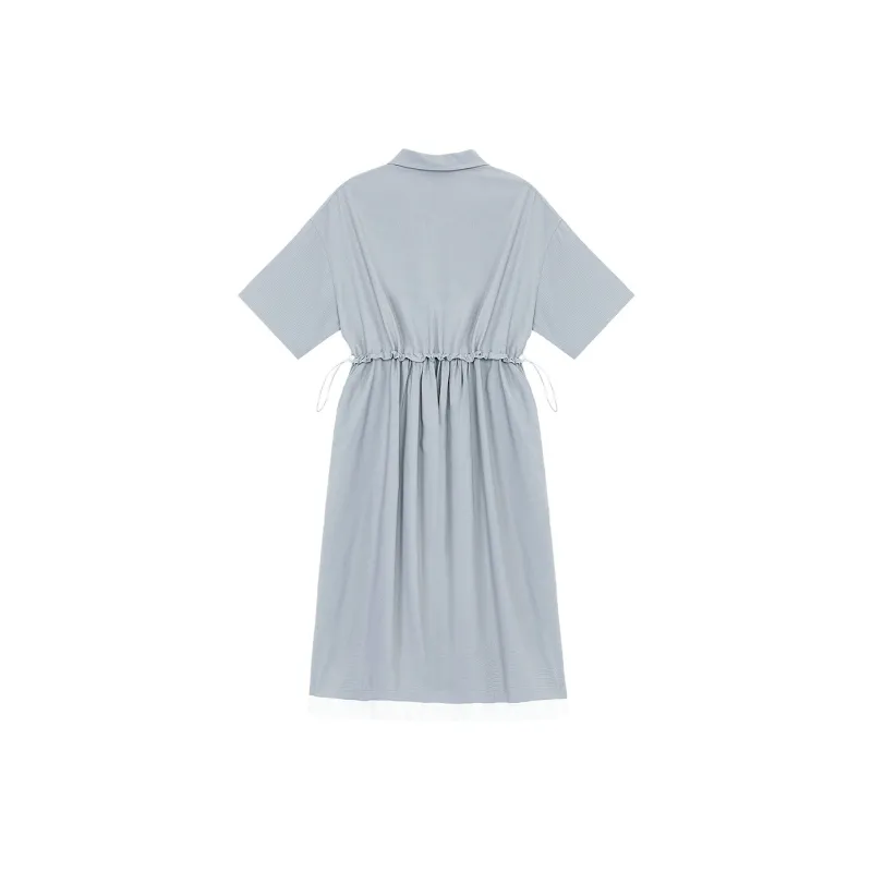 B.Duck Short Sleeved Dress Women's Dark Gray-1