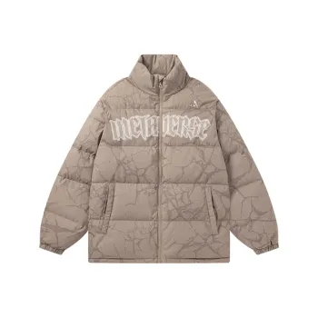 PEAK Down Jackets Unisex Leather Brown