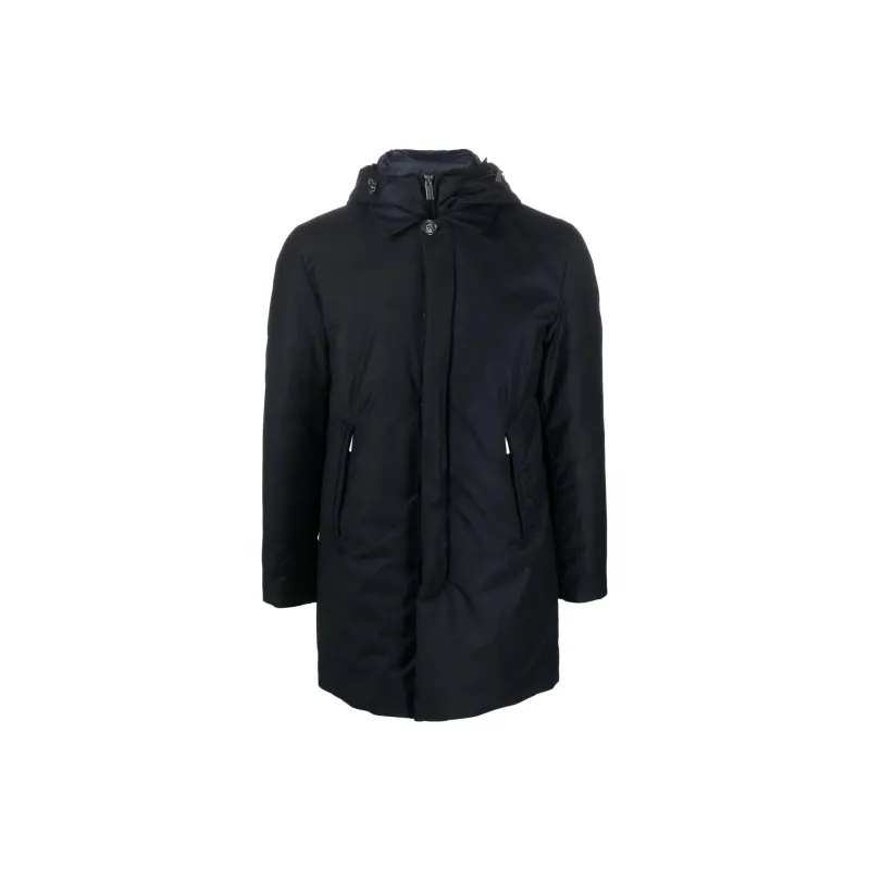 WOOLRICH Quilted Hooded Straight Hem Parka-0