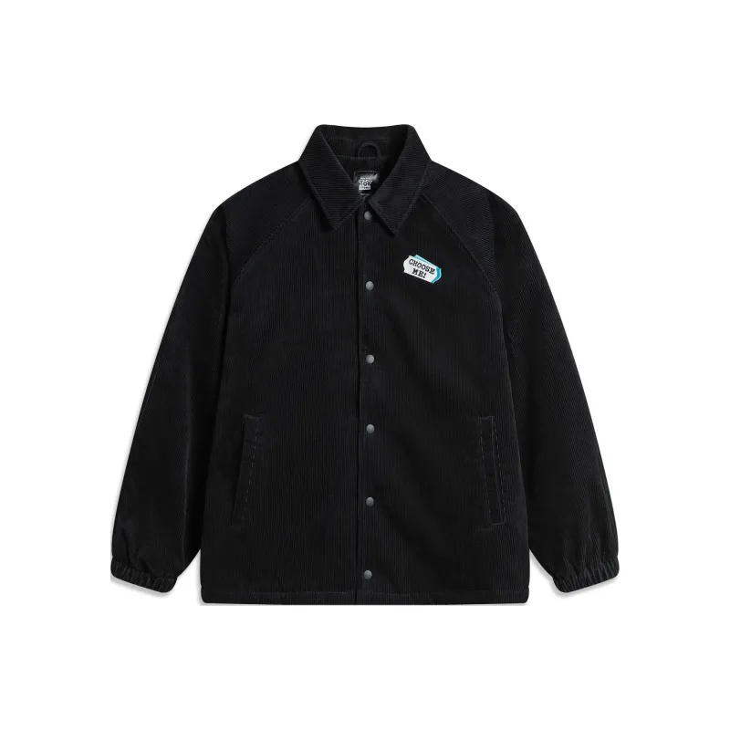 LiNing x DISHINIBAOBAOLONG LIANMINGKUAN Sports Life Collection Jackets Coats Men's Black-0