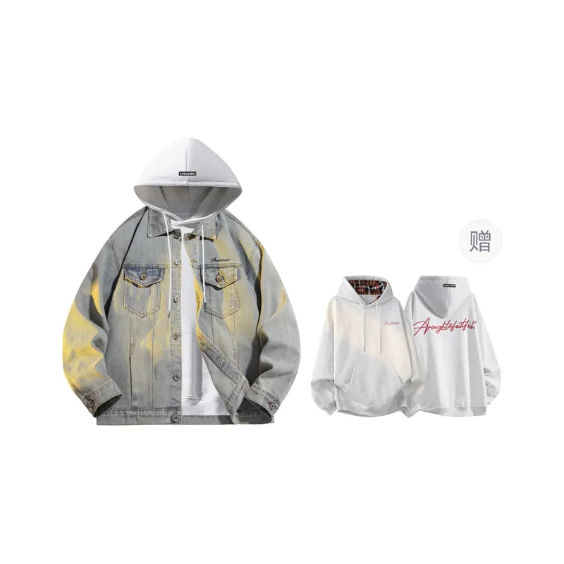 FASTFISH Denim Jackets Unisex-8