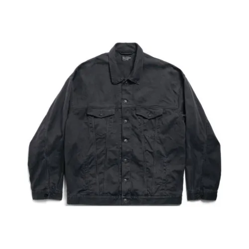 Balenciaga Logo Patch Denim Jacket