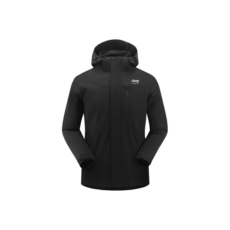 JEEP SPIRIT High Altitude Climbing Waterproof, Windproof, Thermal, Abrasion Resistant Windbreaker Jacket Unisex-0