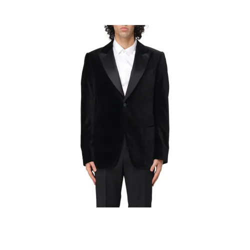 EMPORIO ARMANI Veltet Tuxedo Blazer