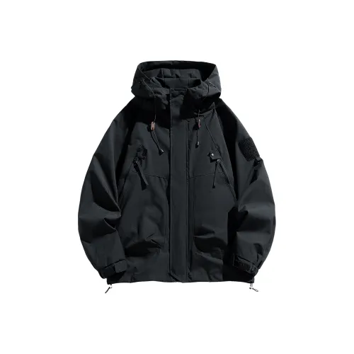 FORIDER Jackets Coats Unisex Black