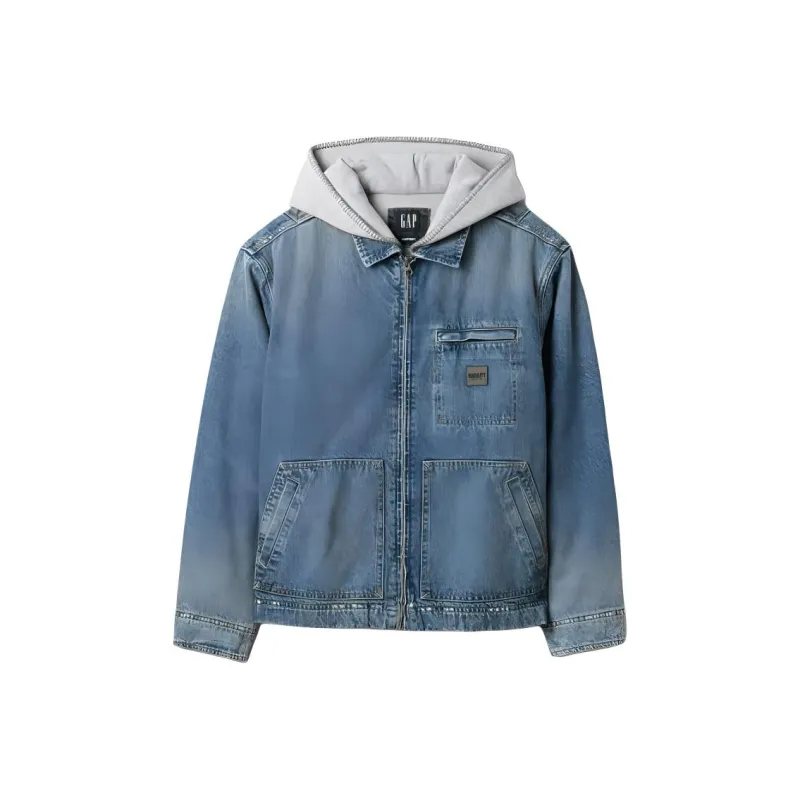 GAP Madhappy Collaboration Denim Jackets Unisex Blue-0