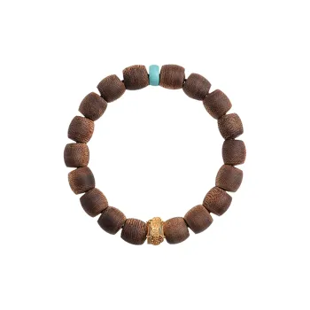 Moon Seal Hundred Rivers Fragrance Agarwood Precious Wood Bracelets Unisex