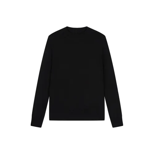 CROQUIS Black Thread Sweater Men's 001 Jet Black