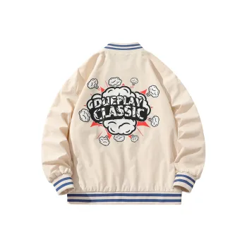DUEPLAY Baseball Jacket Spring Fall Unisex