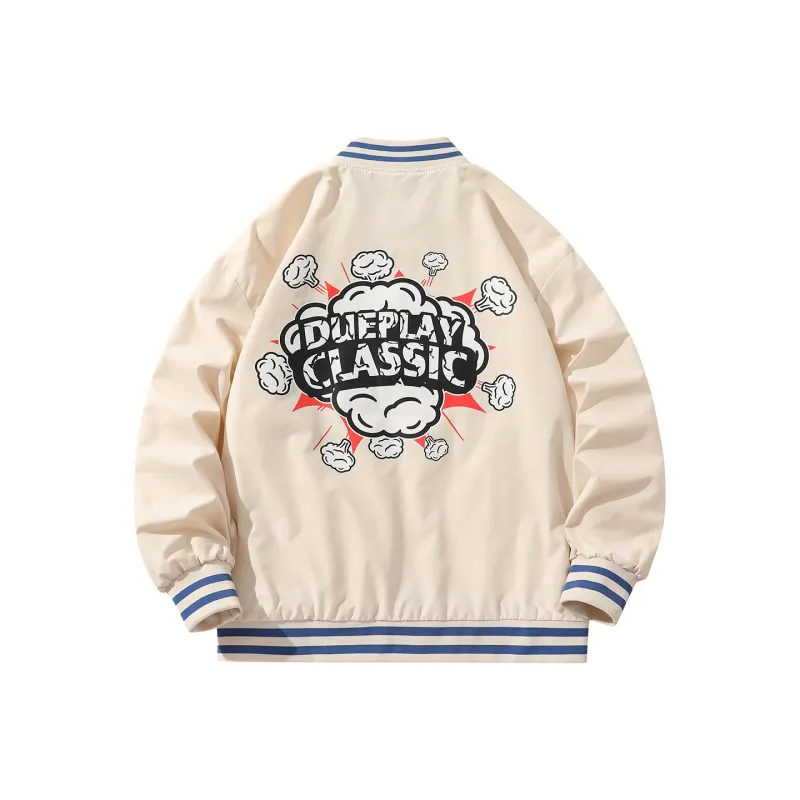DUEPLAY Baseball Jacket Spring Fall Unisex-0