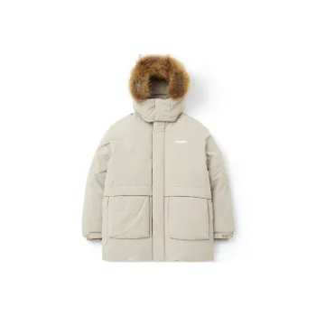 NERDY Down Jacket Unisex Light Brown