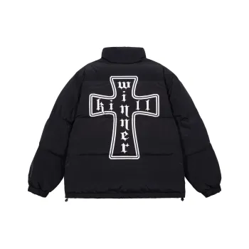 KILLWINNER Stand Collar Loose Fit Thickened Puffer Jacket Unisex