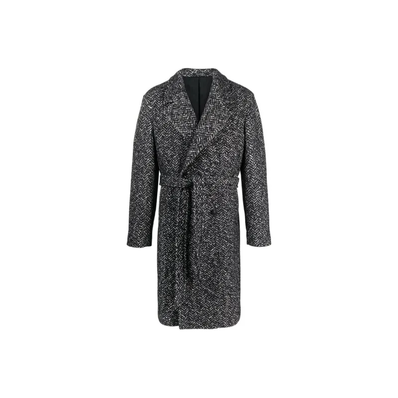Tagliatore Royce Herringbone-pattern Coat-0