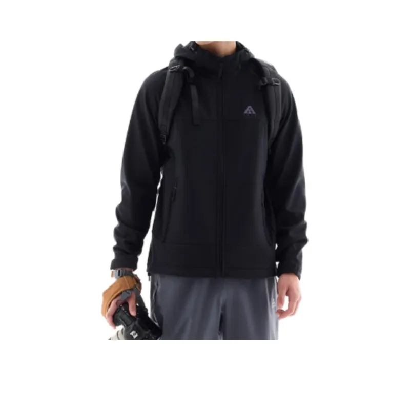Anta Outdoor Collection Waterproof And Windproof Windbreaker Jacket Men's Basic Black-0