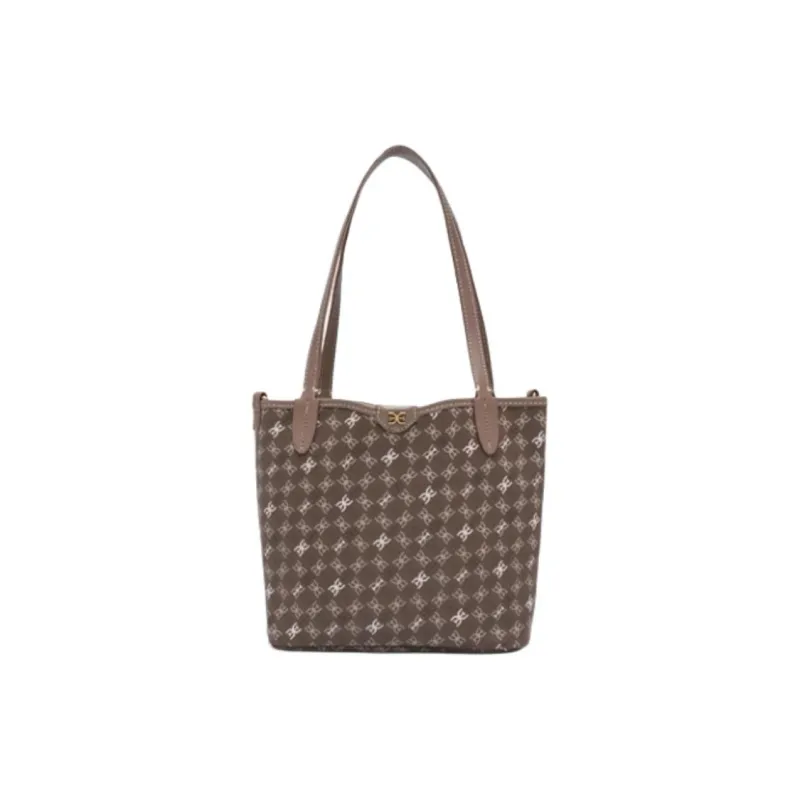 SAM EDELMAN Fabric Tote Bag, Shopping Bag, Shoulder Bag Medium Size Women's Multicolor-6