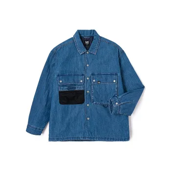 Lee Xline Puffer Jackets Men Medium Light Blue