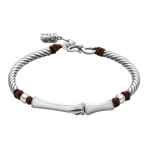 YUOFFICIAL 999 Fine Silver Bracelets Women's