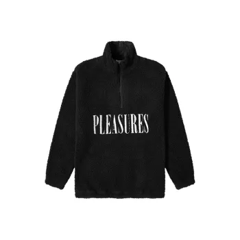 PLEASURES Sherpa Prayer Quarter Zip Jacket