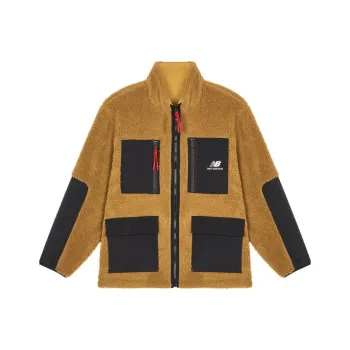New Balance Velvet Jackets Men Brown