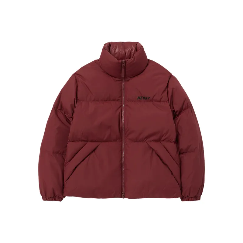 Nerdy Down Jackets Unisex Deep Red-0