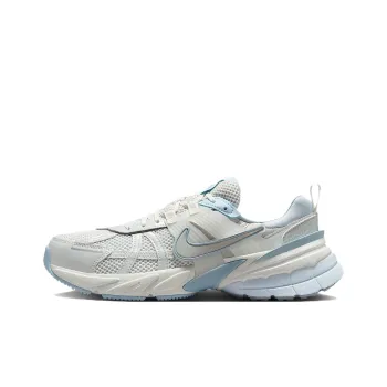 Nike V2K Run Cushioning Slip Resistant Low Top Casual Running Shoes Women's White Gray