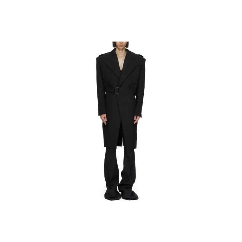 RICK OWENS Hooded Lido Tatlin Coat-0