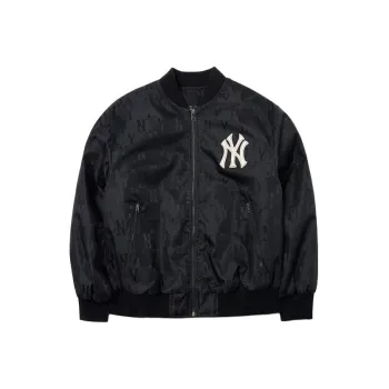 MLB New York Yankees Puffer Jackets Unisex Black