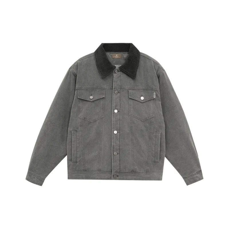 LUJIAMEN Jackets Unisex Gray Choose According To Size Chart-0
