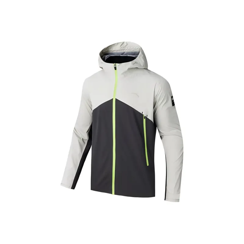 ANTA Variety Training Collection Windbreaker Jackets Men Cool Gray/Smoke Black Gray-0