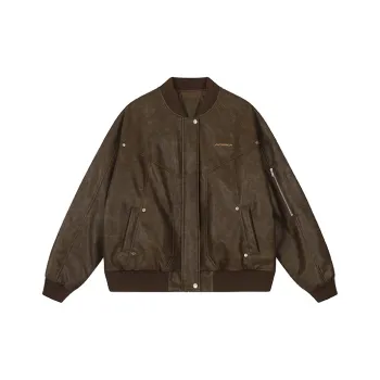 A Chock Jackets Coats Unisex Brown