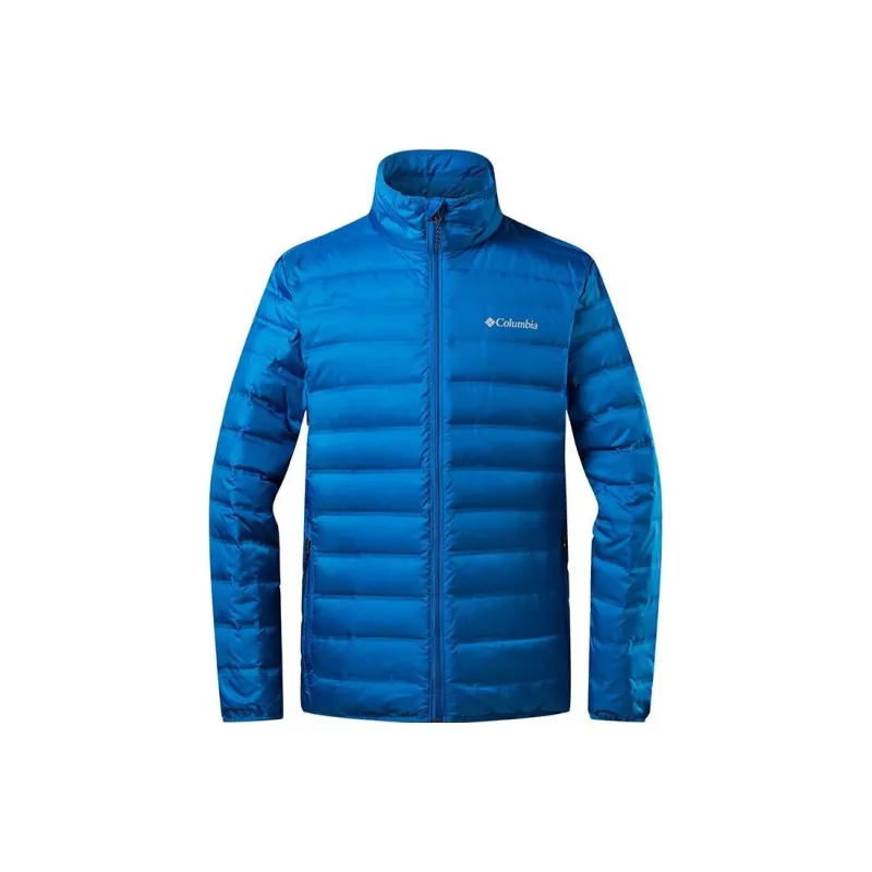 Columbia Down Jackets Men Royal Blue-0