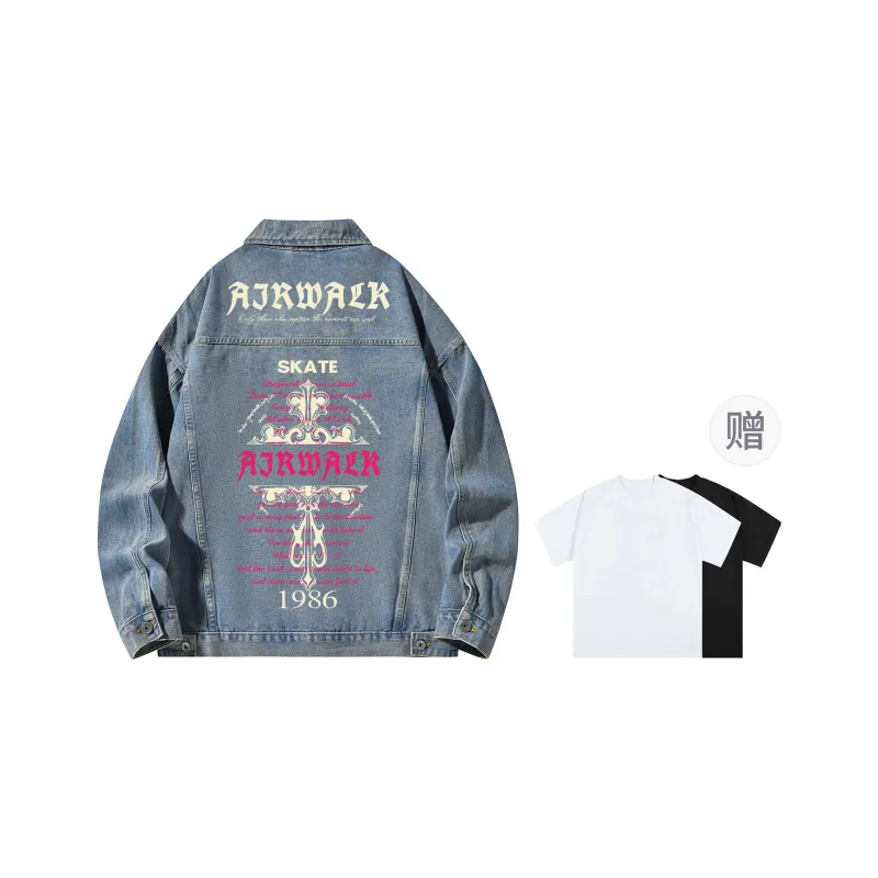 Airwalk Denim Jackets Unisex-12
