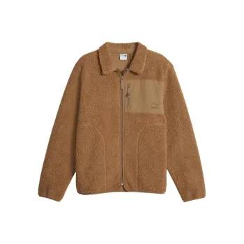 PUMA CLASSICS Velvet Jackets Unisex Chocolate Beans