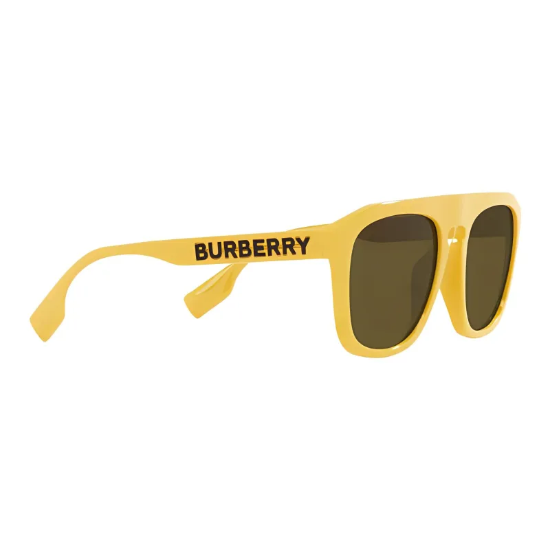 Burberry Polyamide Square Sunglasses Men's Yellow-2
