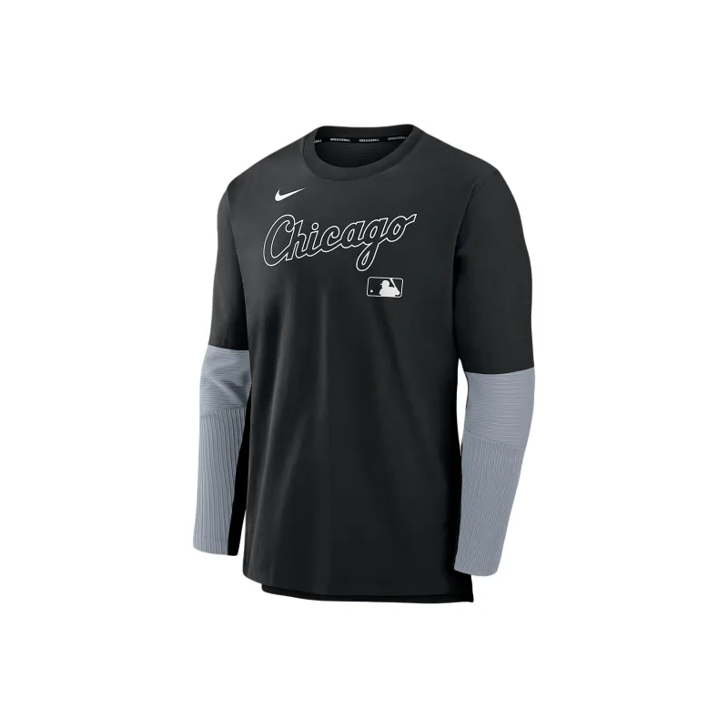 Nike Chicago White Sox Authentic Collection Player Men's Nike Dri FIT Mlb Pullover Sweatshirt-0