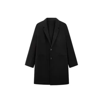 PEACEBIRD MEN Single Breasted Trench Coat Unisex