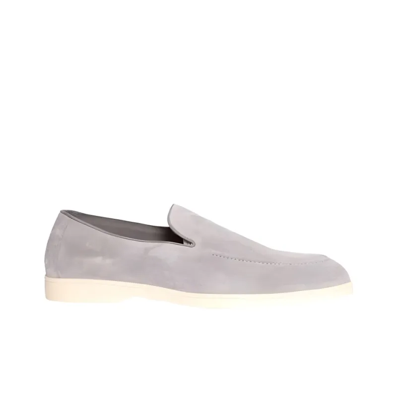 DOUCAL'S Mocassin Casual Shoes Men's Gray-1