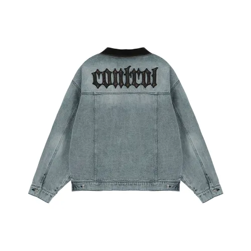 LUJIAMEN Denim Jacket Unisex Light Blue
