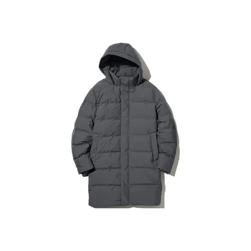 UNIQLO Down Jacket Men's Asphalt Gray