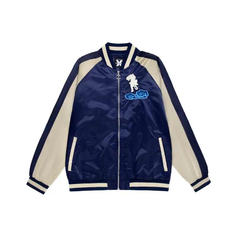 ED HARDY X Baseball Jerseys Unisex Navy Blue-0