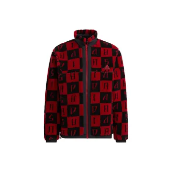 Adidas Velvet Jackets Men Deep Red