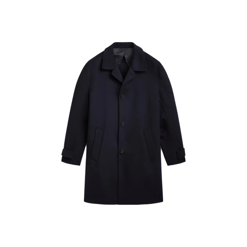 Massimo Dutti Coats Men Navy Blue-0