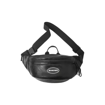 Debecca PU Fanny Pack Regular Men's Black/Brown